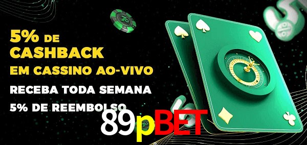 Promoções do cassino ao Vivo 89pbet